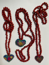 Load image into Gallery viewer, Hawthorn Berries Heart Medicine Necklace- Center
