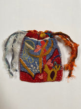 Load image into Gallery viewer, Embroidered Drawstring Pouch- Under the Sea
