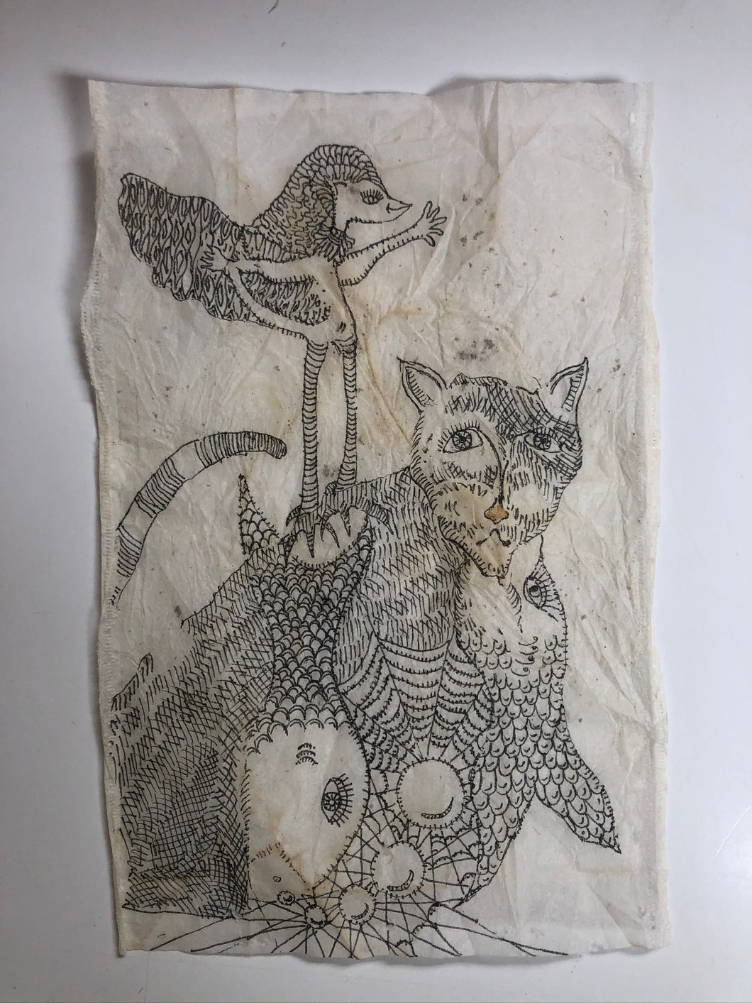 Teabag Drawing- Every once in a while, the tables turn