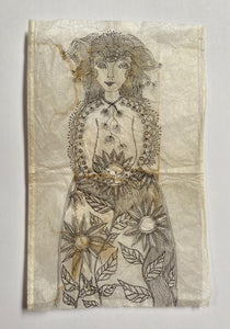 Teabag Drawing- Among Yellow