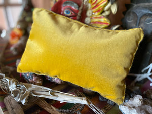 In the Garden- Stitched pillow