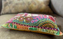 Load image into Gallery viewer, In the Garden- Stitched pillow
