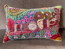Load image into Gallery viewer, In the Garden- Stitched pillow
