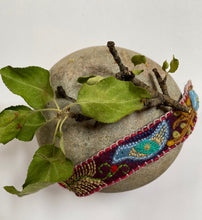 Load image into Gallery viewer, Embroidered Wrist Cuff- Lovebirds
