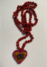 Load image into Gallery viewer, Hawthorn Berries Heart Medicine Necklace- Center
