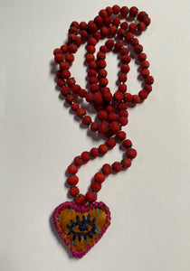 Hawthorn Berries Heart Medicine Necklace- Center