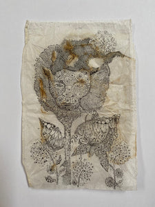 Teabag Drawing- Dandelion