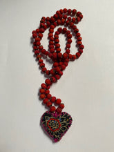 Load image into Gallery viewer, Hawthorn Berries Heart Medicine Necklace- Center
