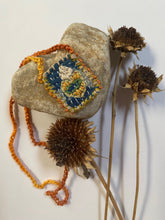 Load image into Gallery viewer, Embroidered heart pouch necklace
