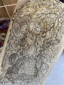 Teabag Drawing- Roses